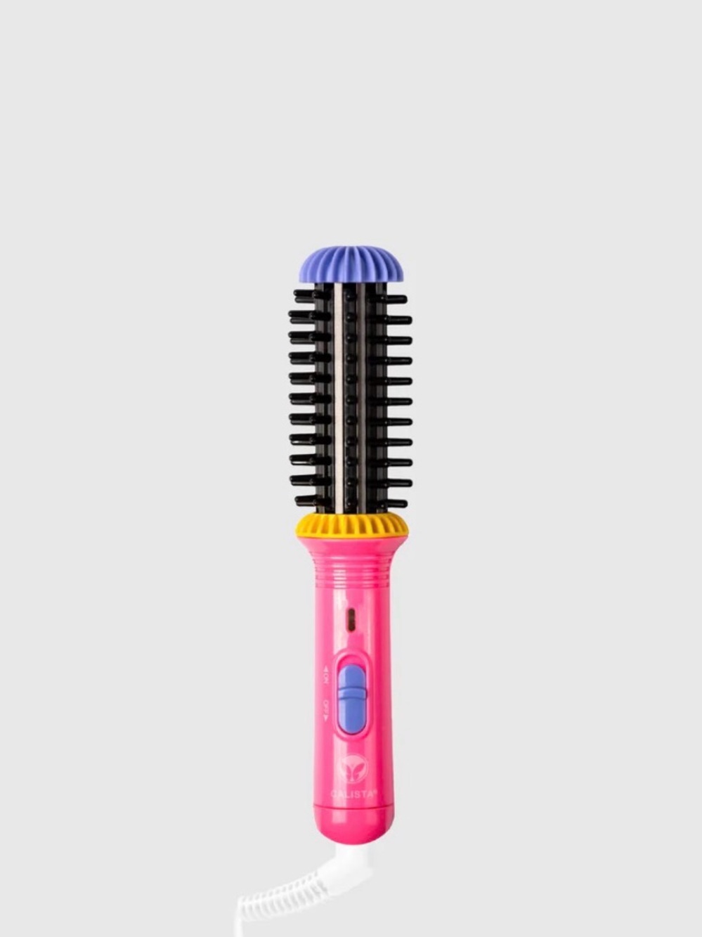 Calista GOGO Pink Mini Round brush travel